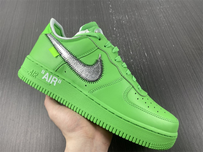 off-white x nike air force 1 low green dx1419-300