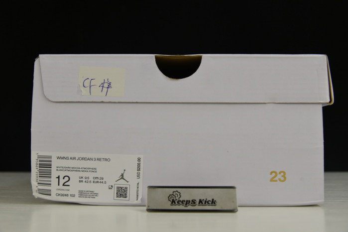 air jordan 3 retro neapolitan dark mocha - ck9246-102