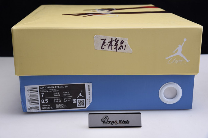 union x air jordan 4 union la off noir dc9533-001