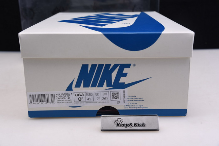 travis scott fragment air jordan 1 low dm7866-140