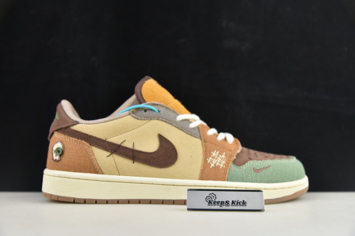 zion williamson x air jordan 1 low og “voodoo” dz7292-200