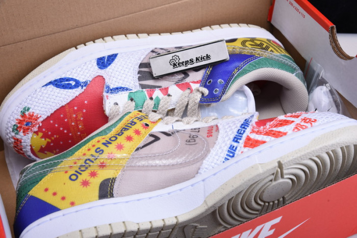 nike dunk low city market da6125-900