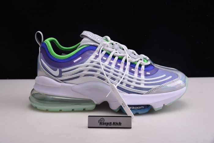 nike air max zoom 950 white purple green running cj6700-004