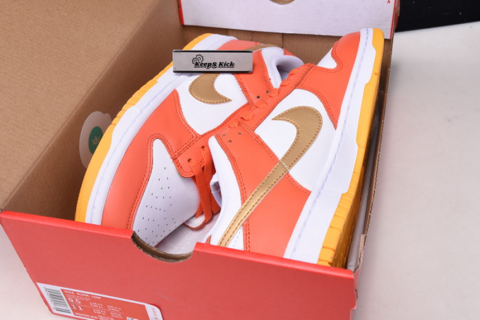 nike dunk low "golden orange" dq4690-800