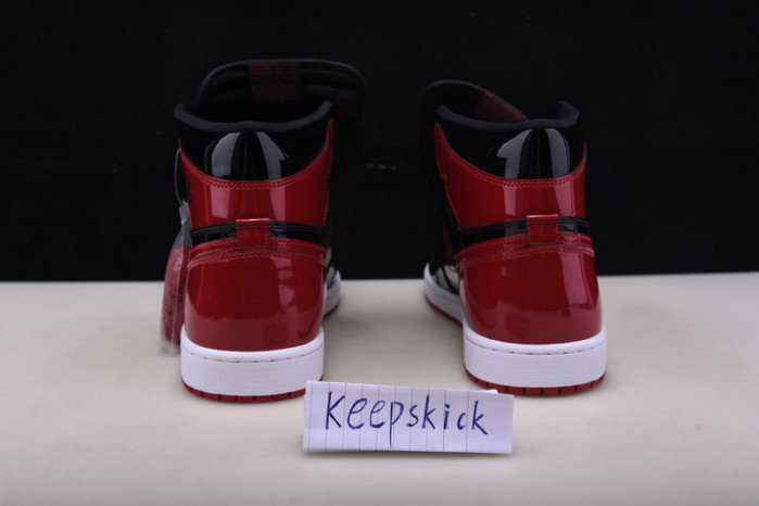 air jordan 1 bred patent leather 555088-063